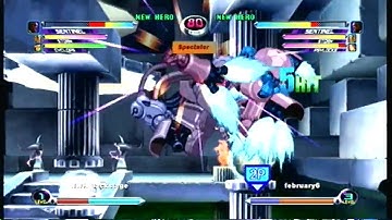 MvC2 (360) Online Player Matches-  NWH Backstage(Matrix) vs february6(Sent,Storm,Psy) #337