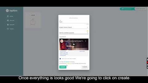 Introduction to Taption: How to add captions/subtitles to your video