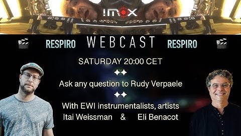 🔴Webcast (9th of May 2020):  Respiro 1.2.5  + Photon mouthpiece 🔴