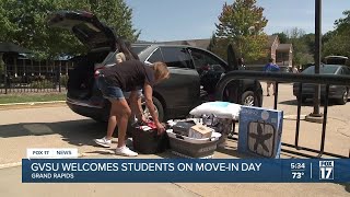 'It's just thrilling': GVSU students kick off new academic year on move-in day