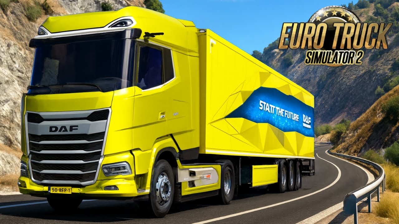 Epic DAF Truck + Trailer Delivery Across Desert Sands | ETS2