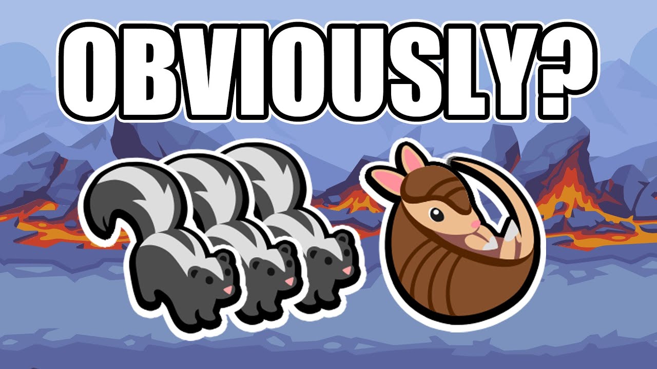 Armadillo Skunk - Super Auto Pets