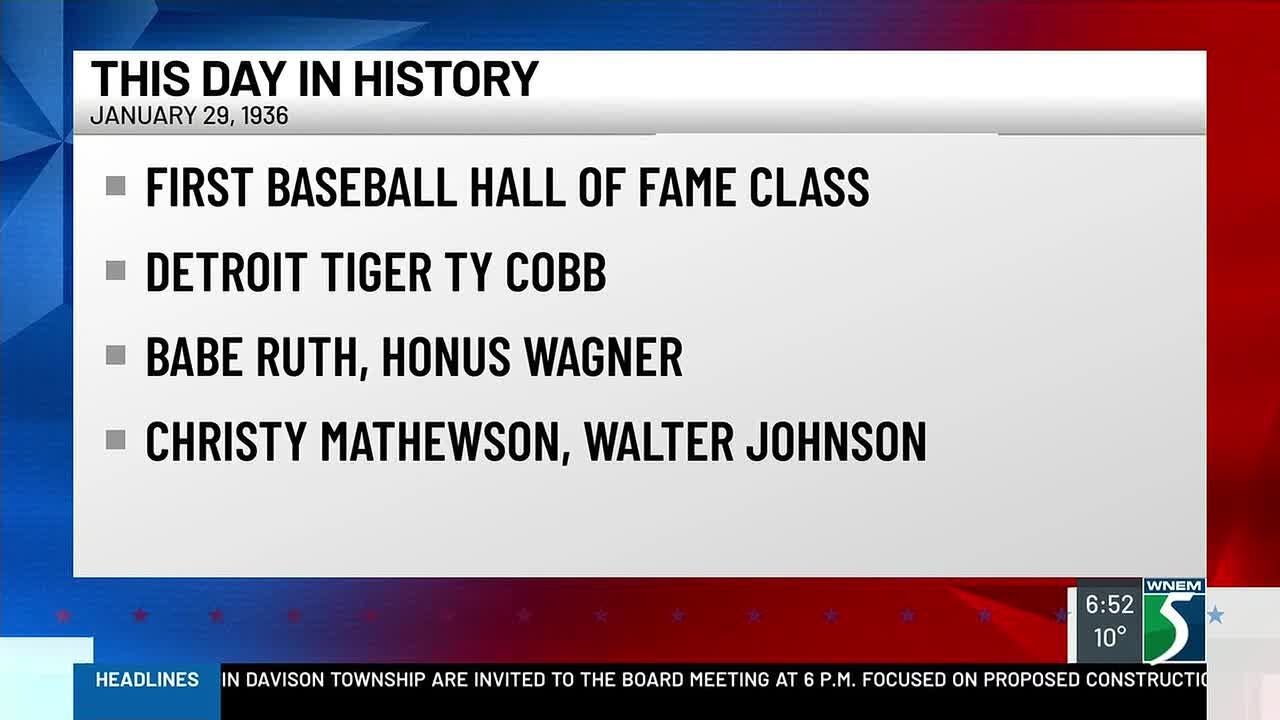 This Day in History: First 5 inductees iinto Baseball Hall of Fame