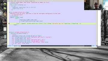 Using emacs 31 -elfeed and macros