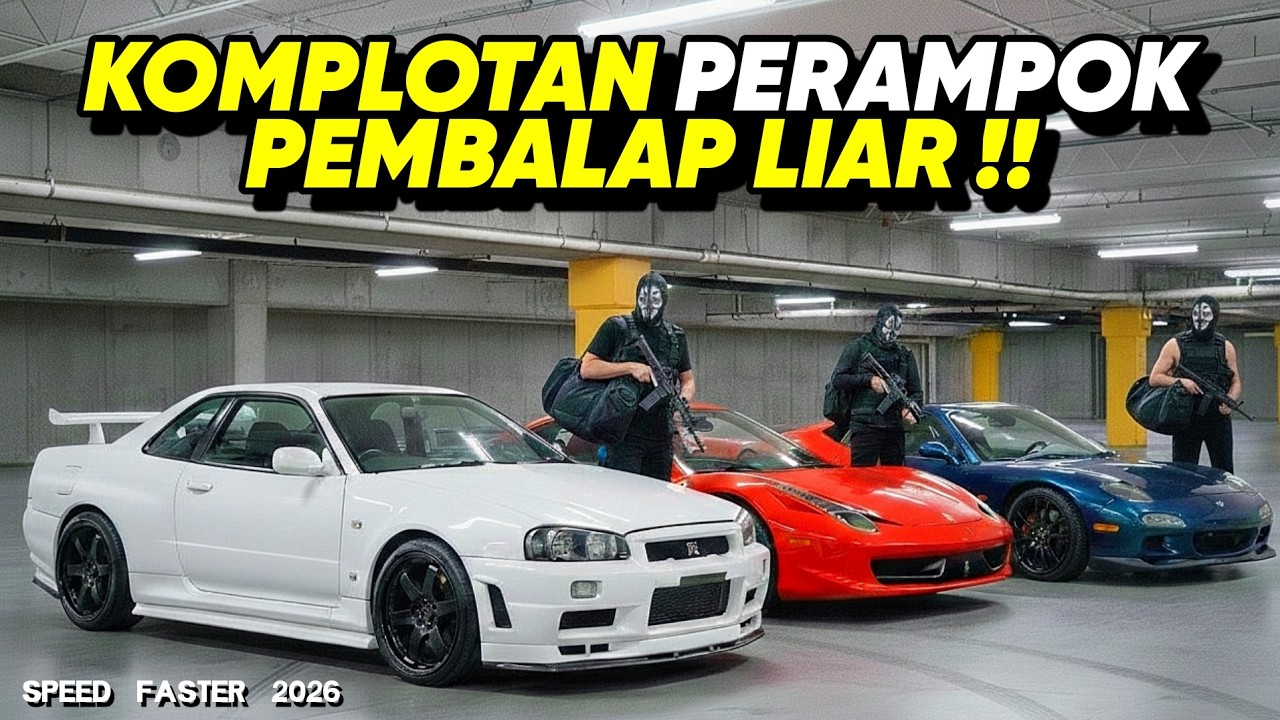 KOMPLOTAN PERAMPOK PEMBALAP JALANAN !! • ALUR CERITA FILM