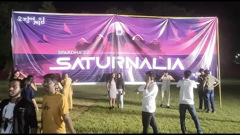 Saturnalia 2k22 @ IIT BHU | Spardha Sports Event DJ Night | IIT Varanasi