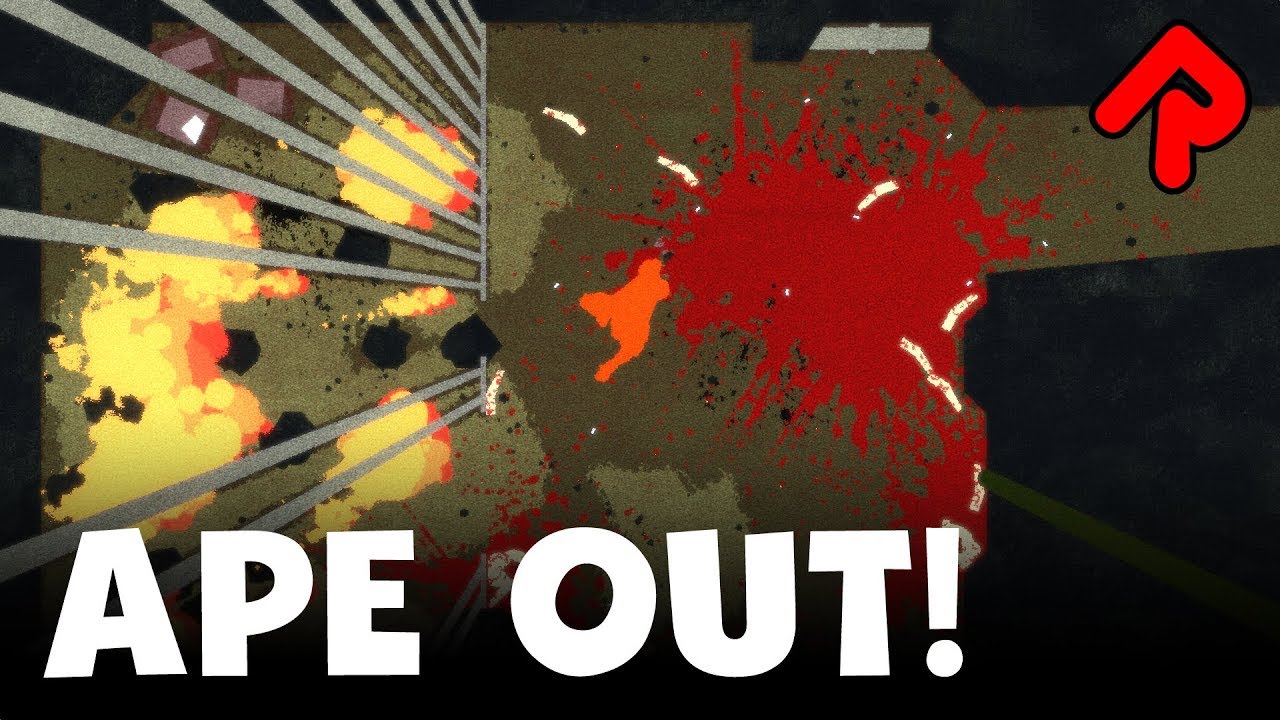 Crazed Ape TEARS Men Apart to Make Beautiful Music! | APE OUT gameplay (PC & Switch full release)