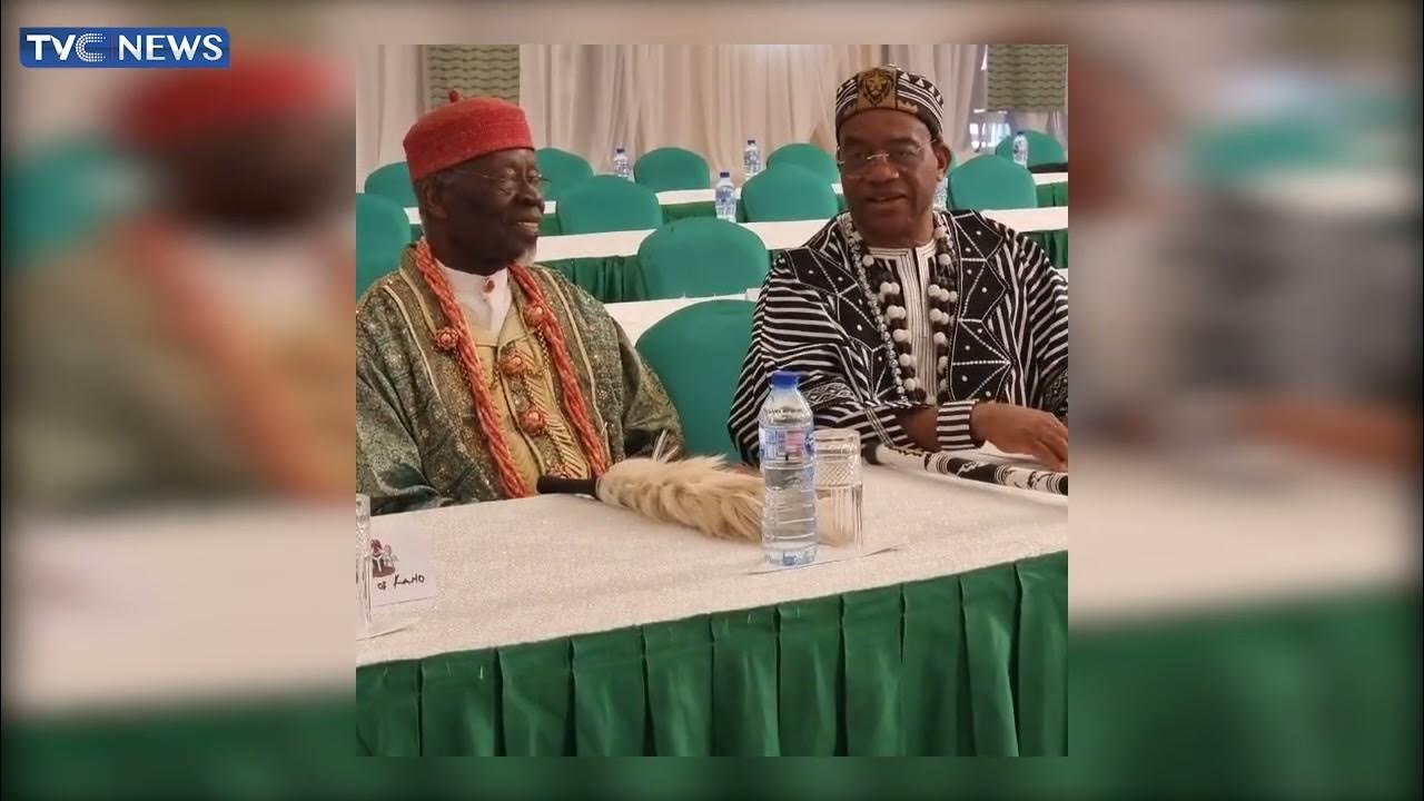 WATCH: Traditional Rulers Visit President Tinubu At Presidential Villa