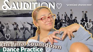 &AUDITION ‘The Final Countdown’ Dance Practice ☁️♡︎ REACTION