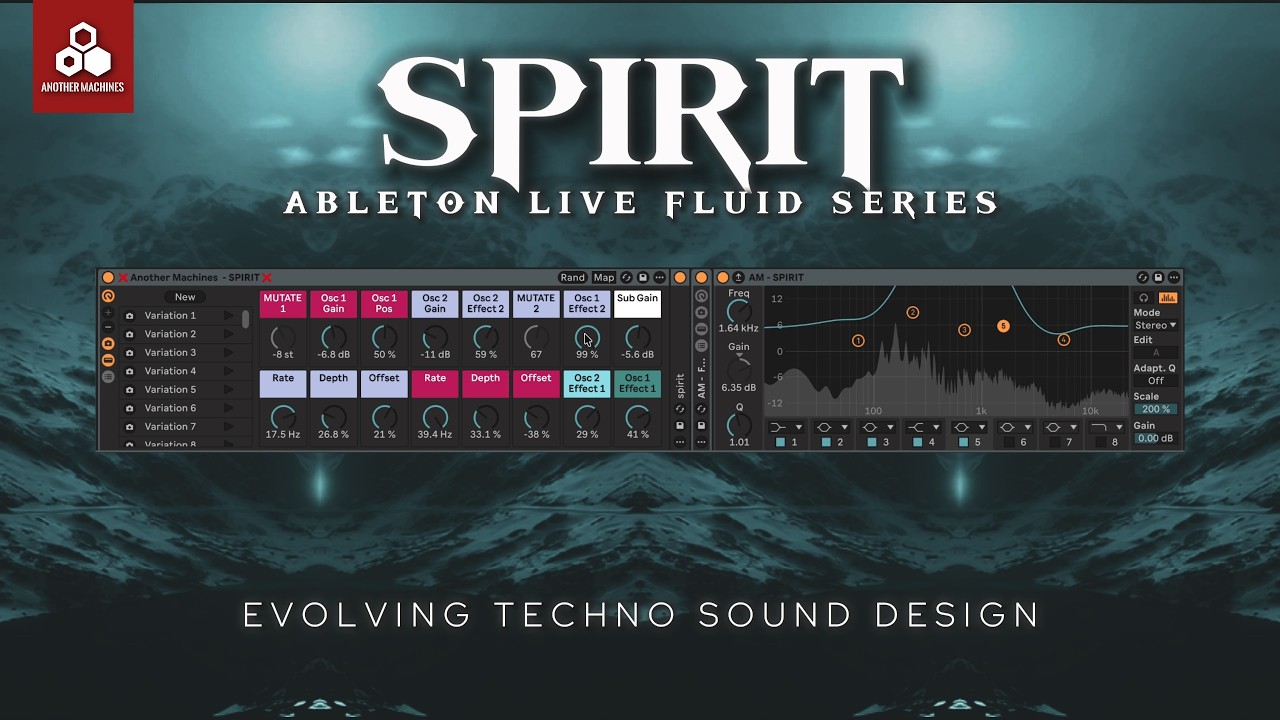 SPIRIT Fluid Series Ableton Live 12 Instrument Rack