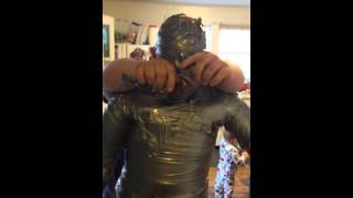 Duct tape mummy part 2