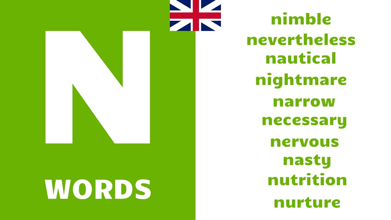 N a means. N Words English. N Word. Words with n.