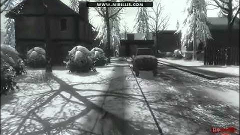 Call of Duty World at War Zombies: Snowy Town part one