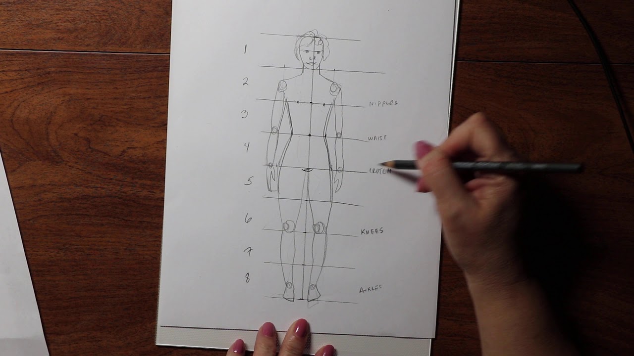 Part 2 - How To Draw An 8-Head Figure - Youtube