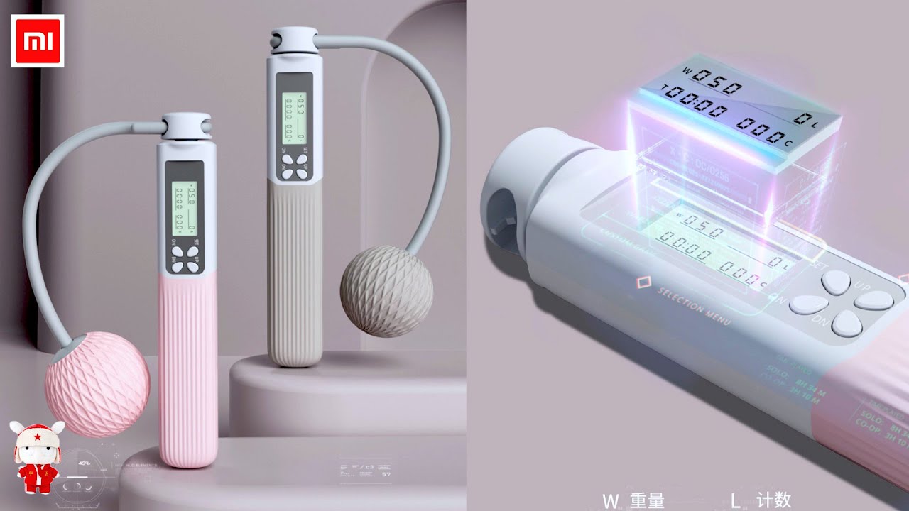 Xiaomi Electronic Jump Rope Counter Wireless Skipping Adjustable