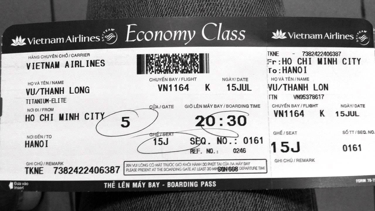 Vietnam Airlines Special Boarding Card YouTube