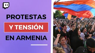 Protestas en ARMENIA contra las concesiones territoriales a AZERBAIYÁN