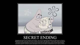 Spongebob all endings || secret ending