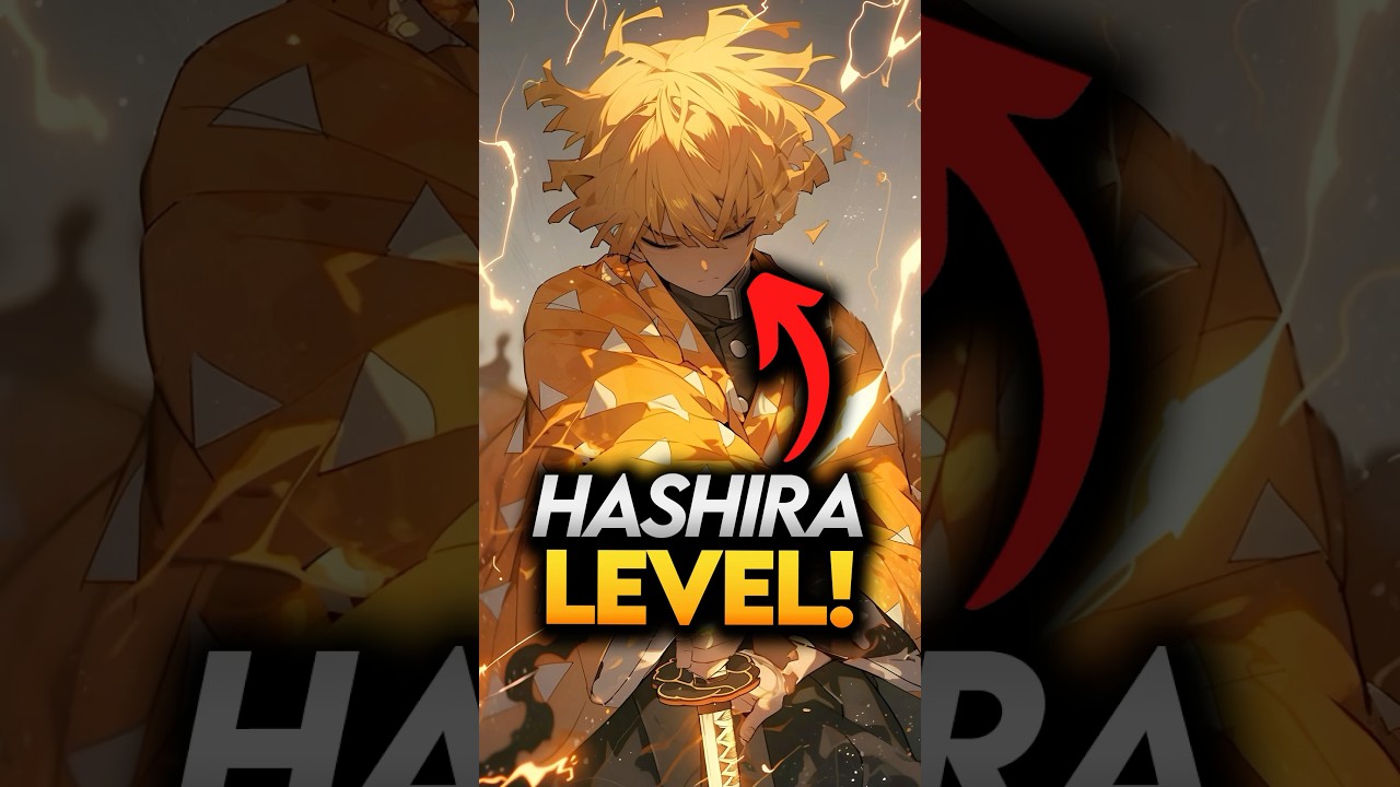 Was Zenitsu Really on Hashira Level During Infinity Castle Arc! Demon Slayer #demonslayer #shorts