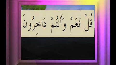 القرآن الكريم سورة الصافات الأية  18
