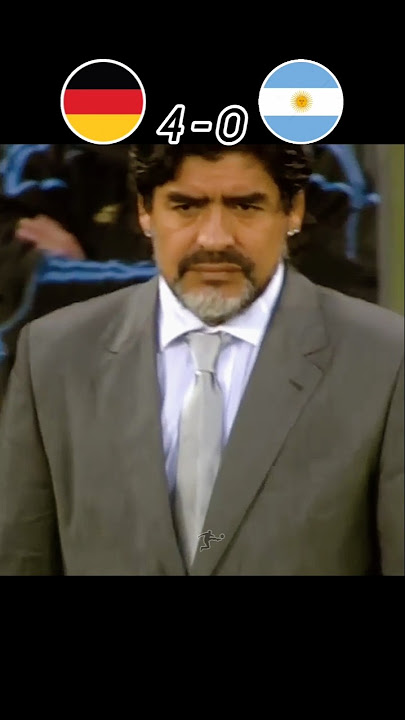 When Muller & Klose humiliated Diego Maradona. #shorts #germany #argentina #maradona #thomasmΓΌller