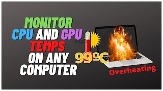 how to monitor cpu and gpu temperatures on any computer