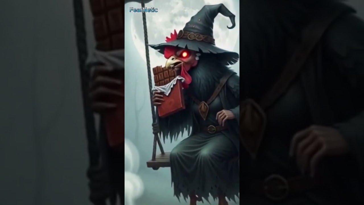 Giant Chicken Witch Eats Chocolate | Creepy Funny Horror Short” 