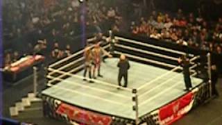 Buzz Aldrin at WWE Raw wrestling in Toronto.