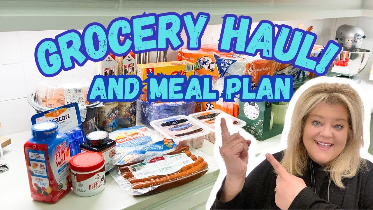 ALDI AND SAM’S GROCERY HAUL and WEEKLY MEAL PLAN! - YouTube