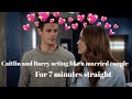 Caitlin and Barry acting like  a married couple for 7 minutes straight