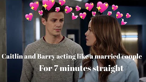 Caitlin and Barry acting like  a married couple fo...