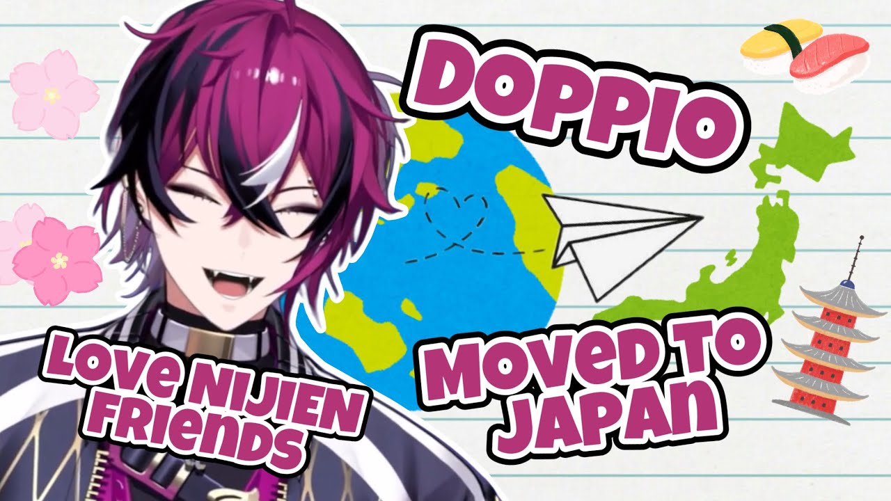 彩虹社NIJISANJI EN】The Reason Why Doppio Moved to Japan - YouTube
