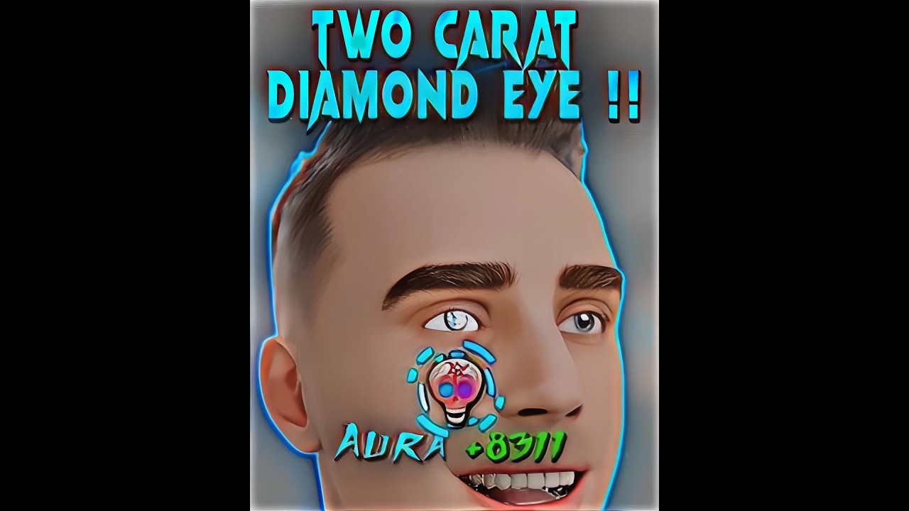 a man with two carat diomond eye 💀🥶👀 #edit #shorts #viral