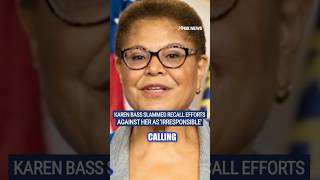 LA mayor Karen Bass faces rising calls for recall #shorts #losangeles #wildfire #news #recall