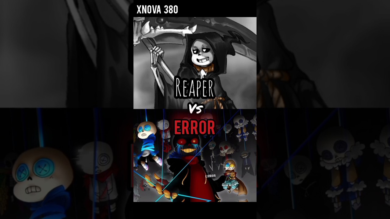 Reaper Sans vs Error Sans 1V1 