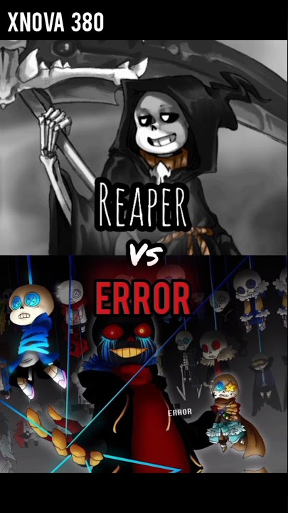 Reaper Sans vs Error Sans 1V1 
