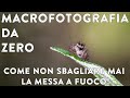 #03 MACROFOTOGRAFIA da ZERO: messa a fuoco infallibile!