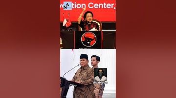 MEGAWATI PERINTAHKAN KADER PDI-P DUKUNG PEMERINTAHAN PRABOWO. #breakingnews