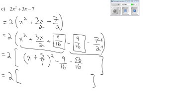 Factorisation par complétion de carré (partie 2)