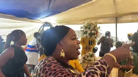 MADAM SAJE ARRIVES AT MC OLUOMO BIRTHDAY CELEBRATION 2023 WITH TINUBU AND SANWOOLU VICTORY PARTY