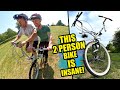 THIS TWO PERSON MTB IS ABSOLUTELY INSANE - WILL WE SURVIVE?
