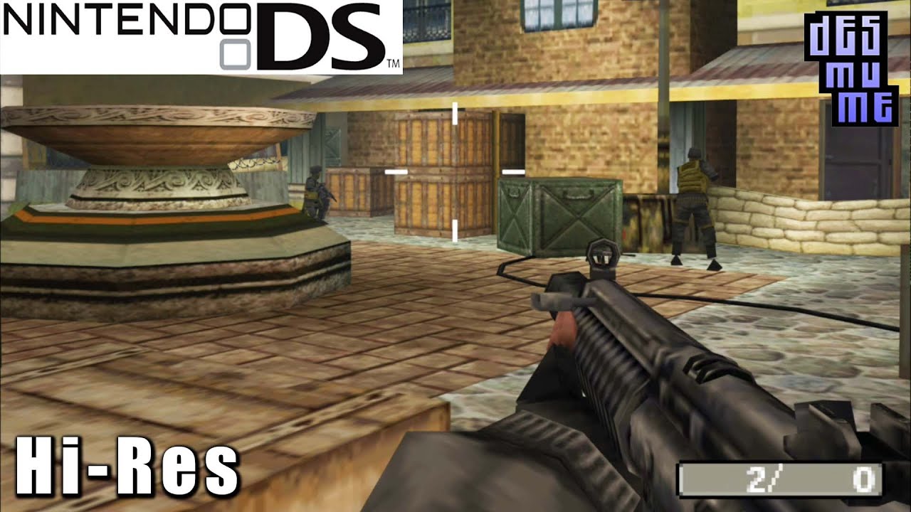 Call Of Duty Modern Warfare Mobilized Nintendo Ds Gameplay High Resolution Desmume Youtube