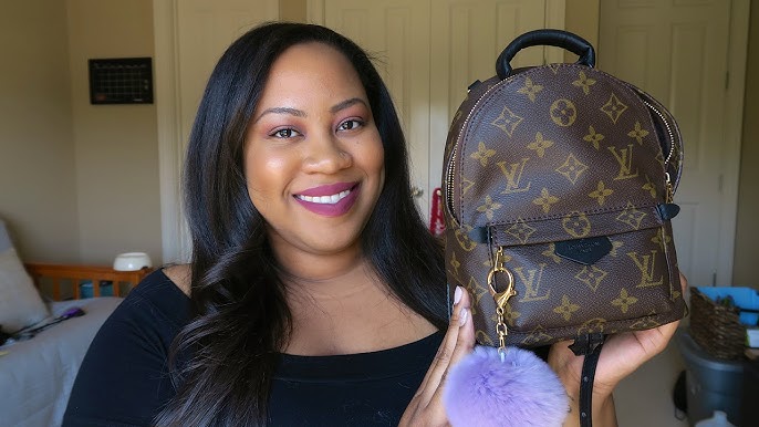 2019 What's In My Bag♡LV Palm Springs Backpack Mini + Review