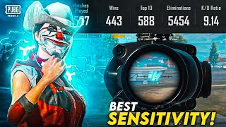 PUBG SENSITIVITY SETTINGS 2024 ANDROID?ZERO RECOIL+CODE FOR ANDROID PHONES✅