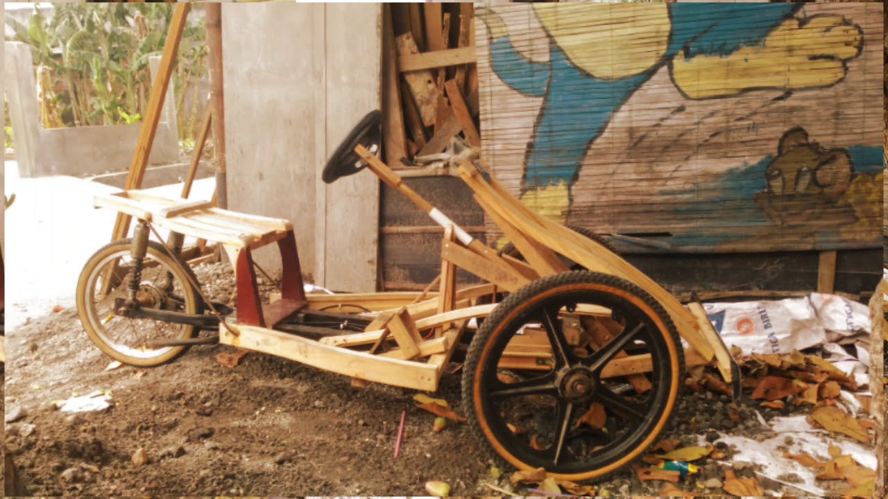 mainan mobil  roda 3 untuk anak dari  kayu  bekas YouTube