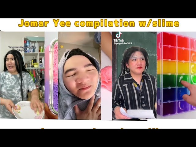 Jomar yee tiktok compilation with slime (requested on the poll) | Tiktok vibes class=
