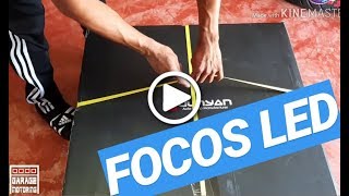 UNBOXING FOCOS LED Y PROYECTOR HONDA CIVIC 2012 HEADLIGHTS garage motoring