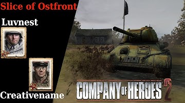 [CoH2][GCS2][WM v SU] Propagandacast #1857 Luvnest v Creativename