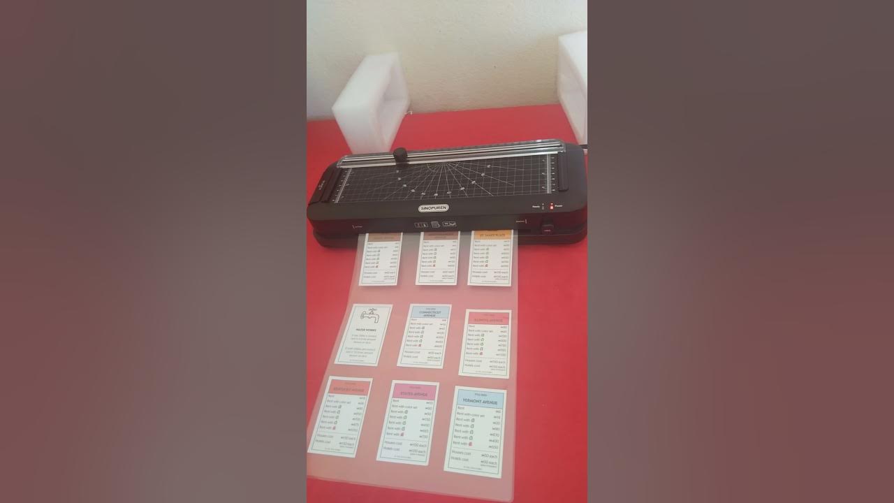 Laminator Machine, Sinopuren 9Inch Thermal Laminator, Personal 3in1