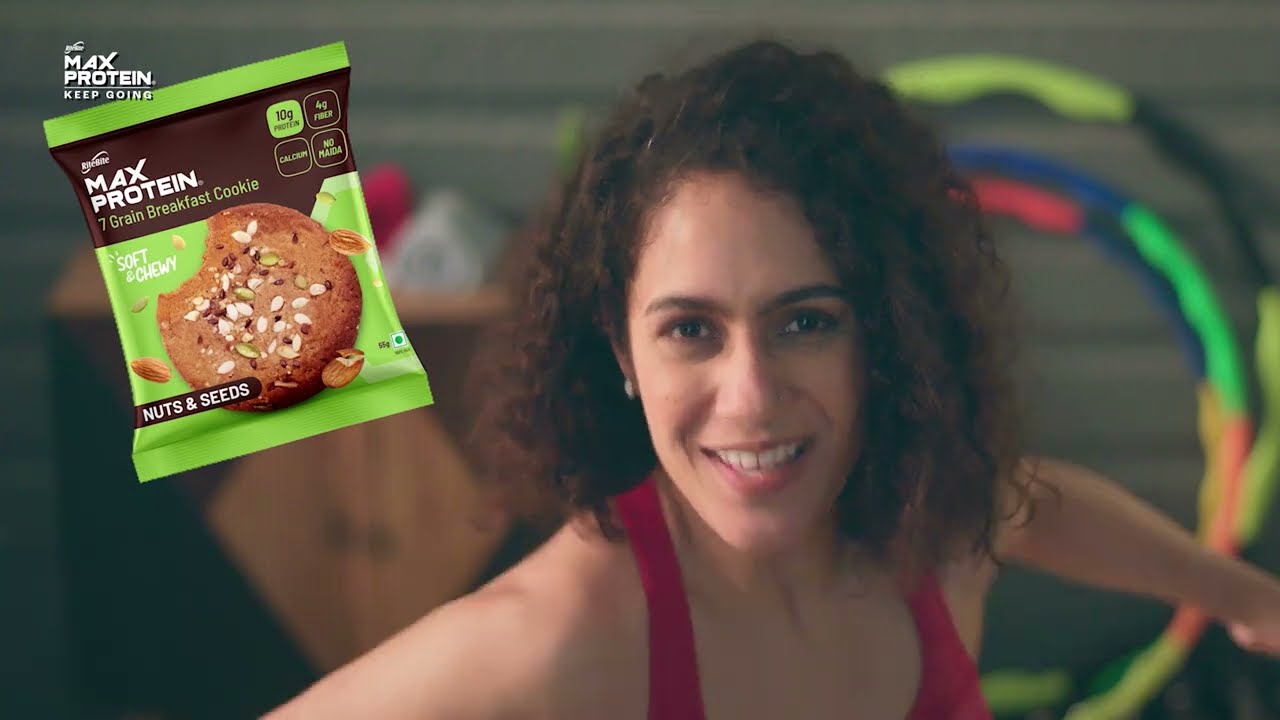 Will Neha finish all her Zumba classes? Grab Max Protein Cookies to Keep You Going !